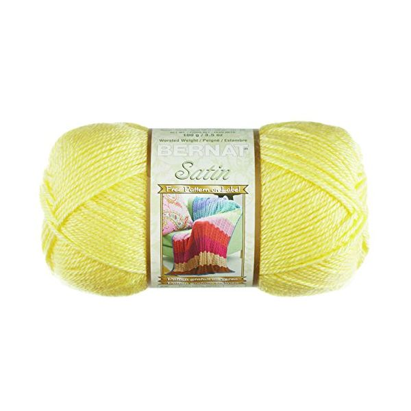 NOTM069769 Bernat Satin Yarn - Banana