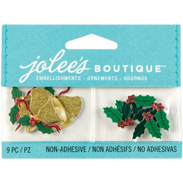 NOTM203269 Jolee's Christmas Embellishments 9/Pkg