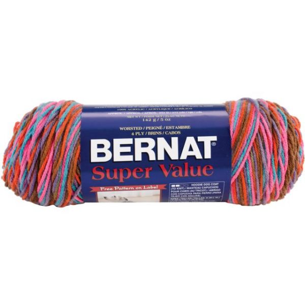 NOTM061530 Bernat Super Value Yarn - Sedona Sunset