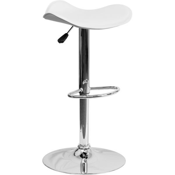 FHFCHTC31002WHGG Flash Furniture Contemporary Barstool