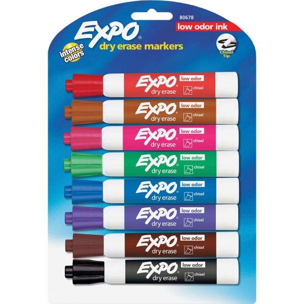 SAN80678 Expo Low Odor Dry-Erase Markers