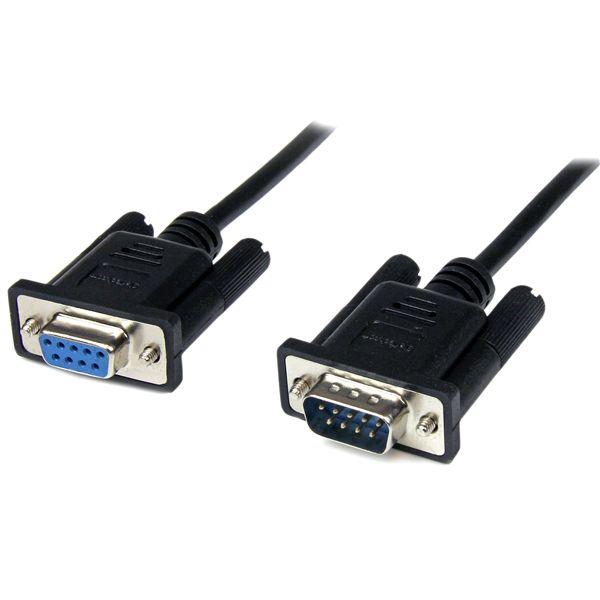 SYNX3536146 StarTech.com 1m Black DB9 RS232 Serial Null Modem Cable F/M