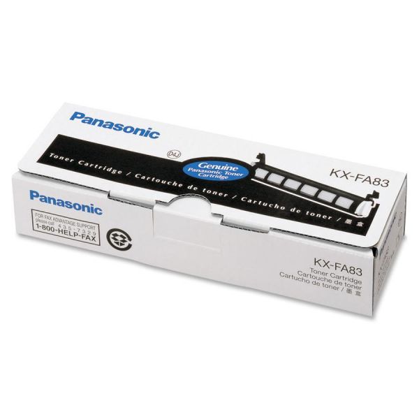 PANKXFA83 Panasonic KXFA83 Toner, 2500 Page-Yield, Black