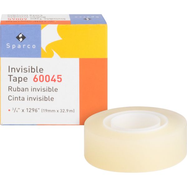 SPR60045 Sparco Premium 3/4" Invisible Tape Refill