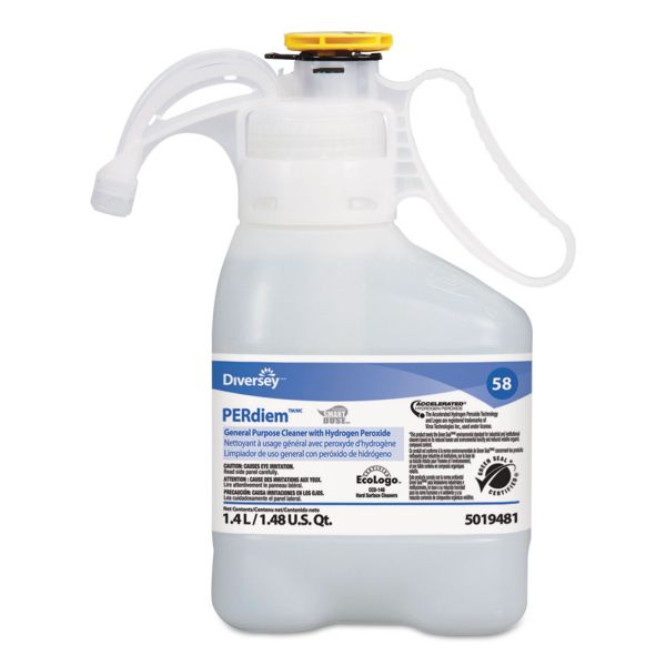 DVO95019481 Diversey PERdiem Concentrated General Cleaner W/ Hydrogen Peroxide, 47.34oz, Bottle, 2/CT