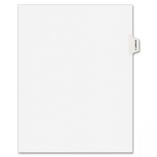 AVE82323 Avery Individual Side-Tab Legal Exhibit Index Dividers
