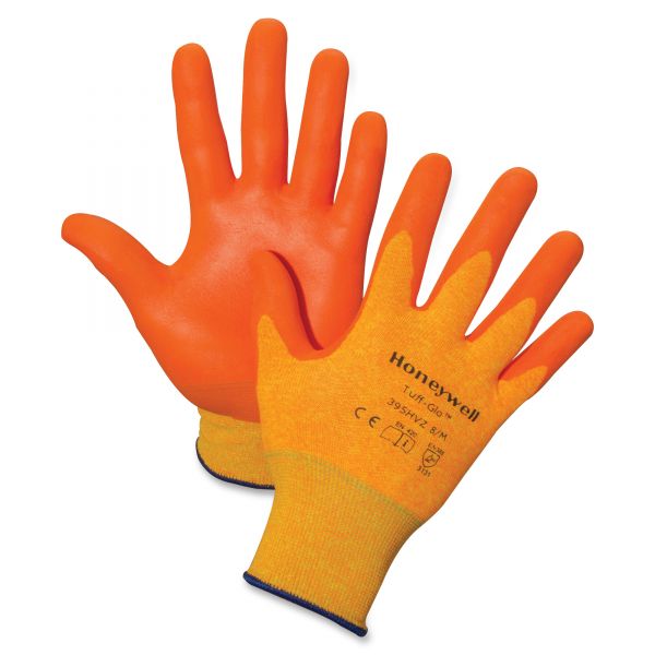 HWL395HVZM Honeywell Tuff-Glo Hi-Viz Safety Gloves