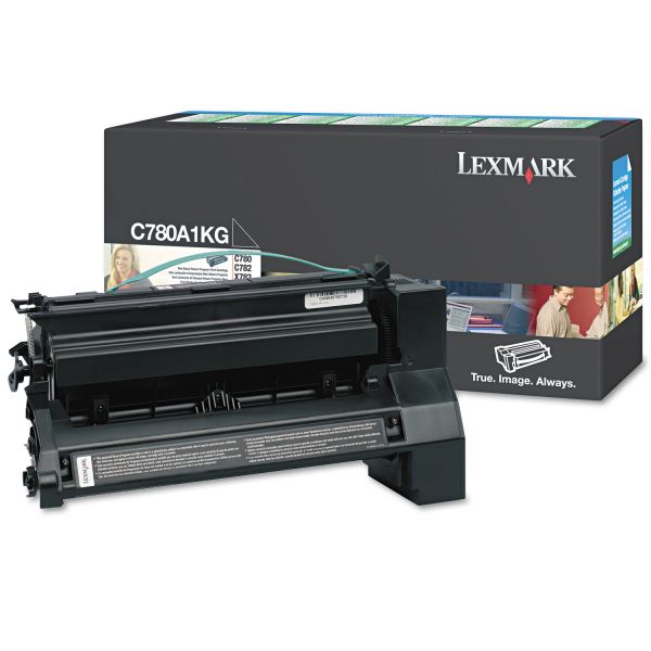 LEXC780A1KG Lexmark C780A1KG Toner, 6000 Page-Yield, Black