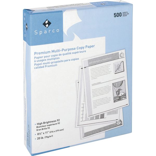 SPR06121 Sparco Multi-Purpose White Copy Paper