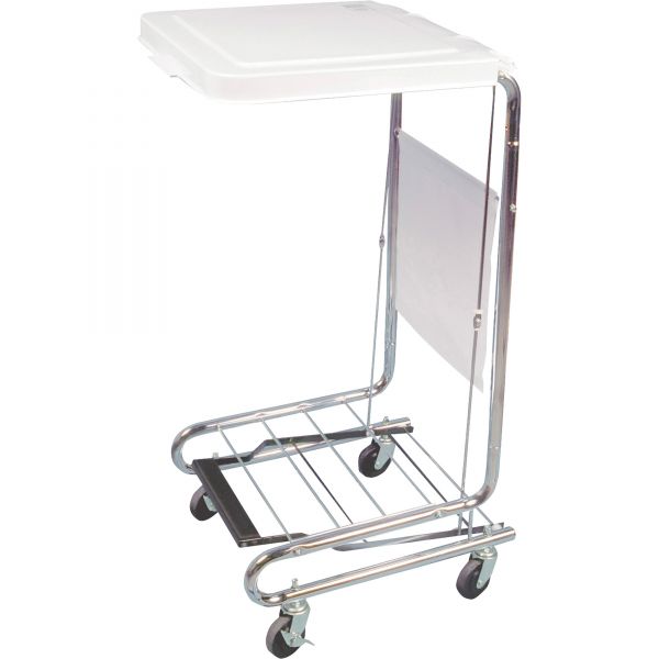 HNI2189 Hausmann 2189 Mobile Hamper Cart