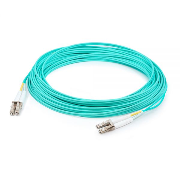 SYNX4070846 AddOn 7m Laser-Optomized Multi-Mode fiber (LOMM) Duplex LC/LC OM4 Aqua Patch Cable