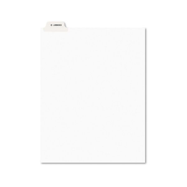 AVE12388 Avery Avery-Style Preprinted Legal Bottom Tab Dividers, Exhibit O, Letter, 25/Pack