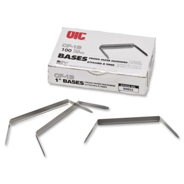 OIC99853 OIC Standard Steel Prong Paper Fasteners