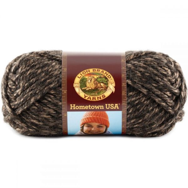 NOTM485598 Lion Brand Hometown USA Yarn - Little Rock Granite