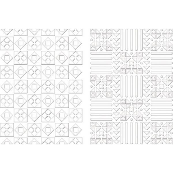 NOTM088620 Spellbinders M-Bossabilities A4 Card Embossing Folder