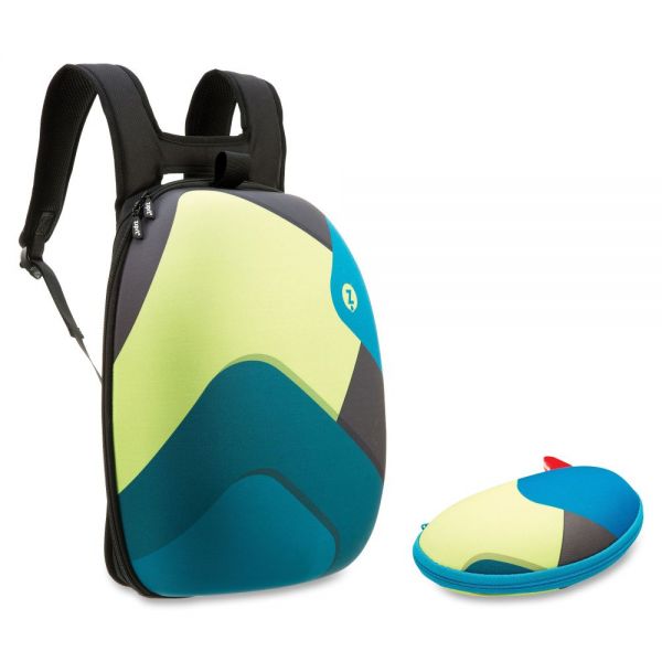 ZITZSHLBGBSPR ZIPIT Carrying Case (Backpack) for Accessories, Sunglasses, Eyeglasses - Blue, Green