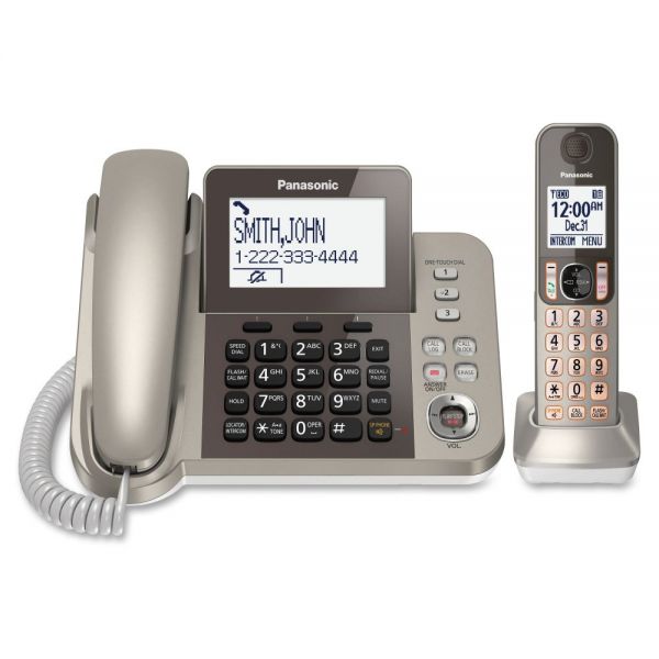 PANKXTGF350N Panasonic KX-TGF350N DECT 6.0 Cordless Phone - Silver, Black