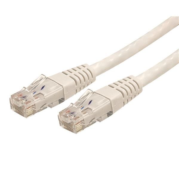 SYNX3401235 StarTech.com 4 ft White Molded Cat6 UTP Patch Cable - ETL Verified