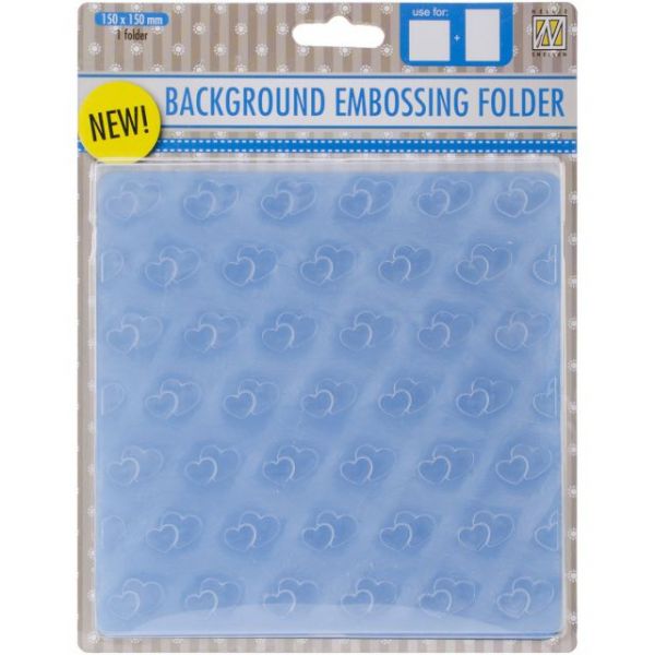 NOTM429063 Nellie's Choice Background Embossing Folder 6"X6"