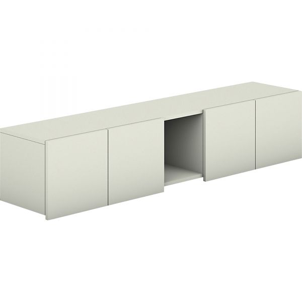 HONVHF72B HON Voi Overhead Cabinet | 4 Doors with 12" Cubbie | 72"W
