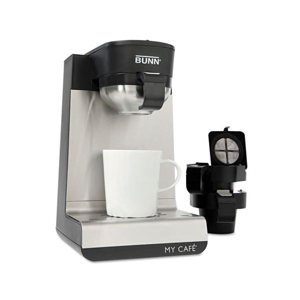 BUNN My Cafe SingleServe Brewers, Stainless Steel, Black