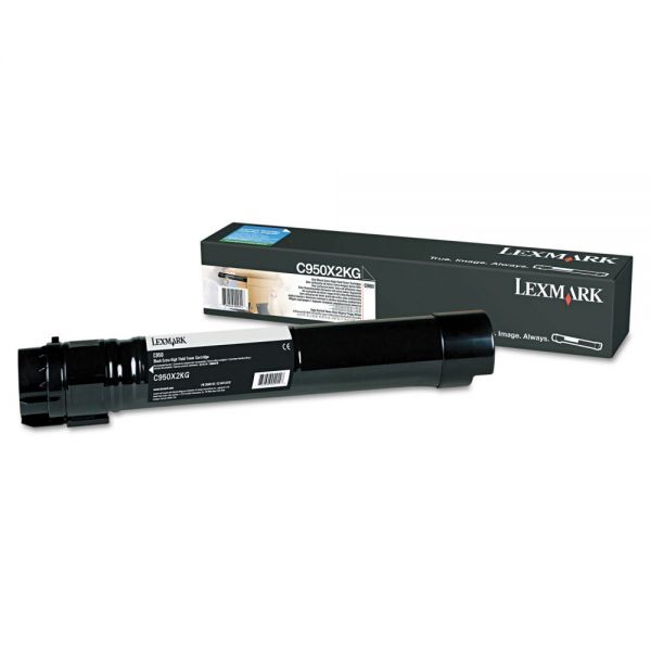 LEXC950X2KG Lexmark C950X2KG High-Yield Toner, Black