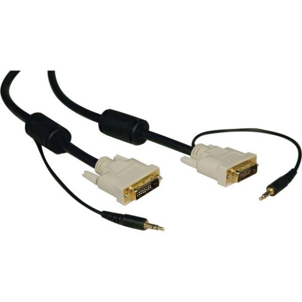 SYNX2015522 Tripp Lite DVI Dual Link Cable with Audio, Digital TMDS Monitor Cable