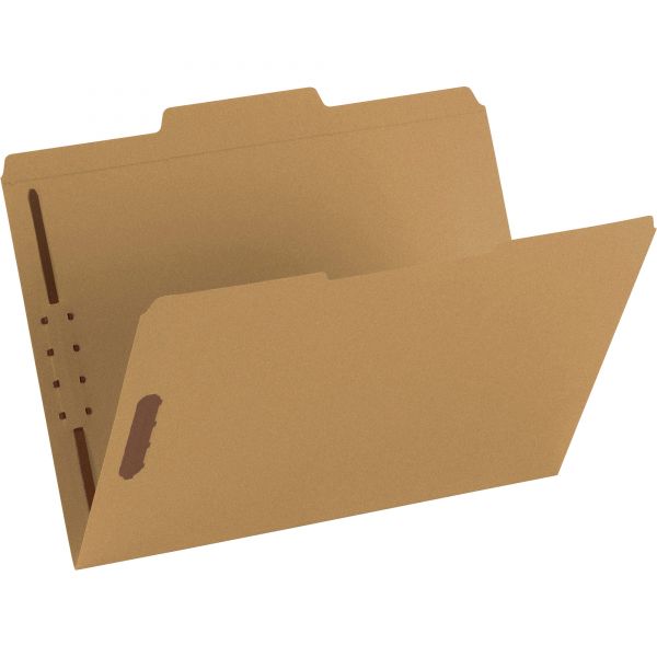 SMD14837 Smead 11 Point Kraft Folders, Two Fasteners, 1/3 Cut Top Tab, Letter, Brown, 50/Box