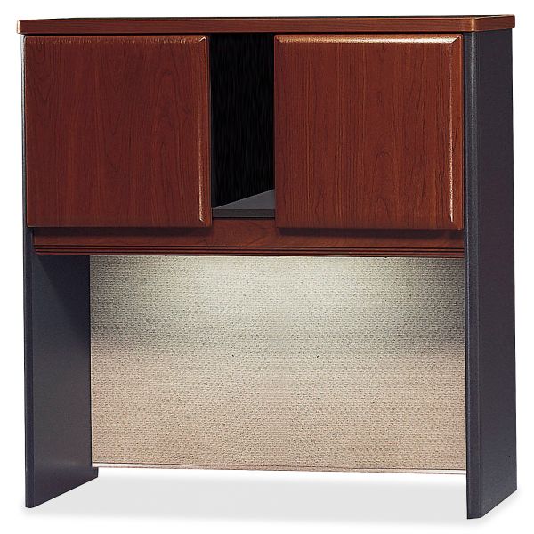 BSHWC94437 Bush Series A Collection 36W Hutch, Hansen Cherry