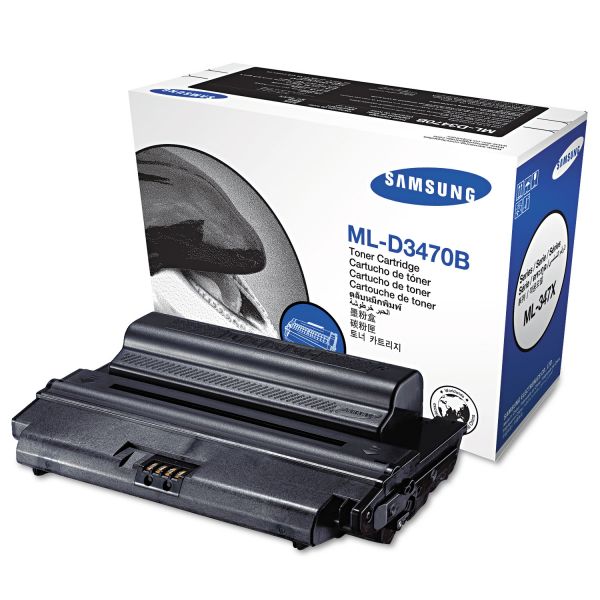 SASMLD3470B Samsung MLD3470B Toner, 10000 Page-Yield, Black