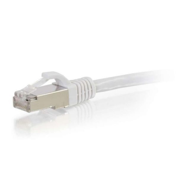 SYNX3638150 3ft Cat6 Snagless Shielded (STP) Network Patch Cable - White