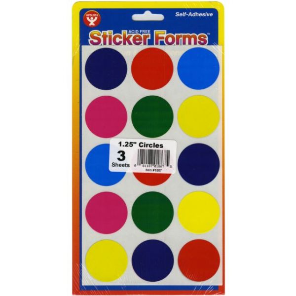 NOTM343450 Circle Sticker Forms