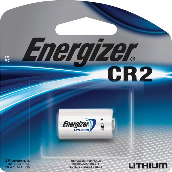 EVEEL1CR2BP Energizer Lithium Photo Battery, CR2, 3V, 1 Battery/Pack