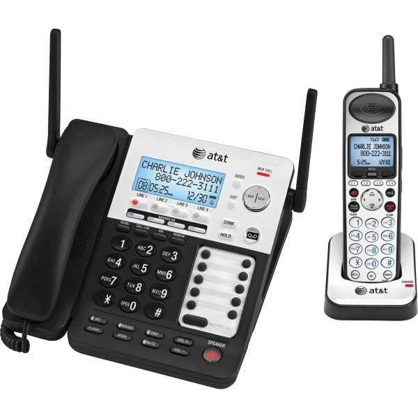 IGRMKV0202 AT&T SynJ SB67138 DECT Cordless Phone - Silver