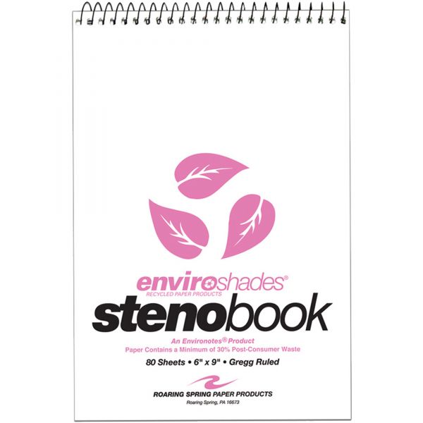 ROA12254 Enviroshades Perforated Steno Pads