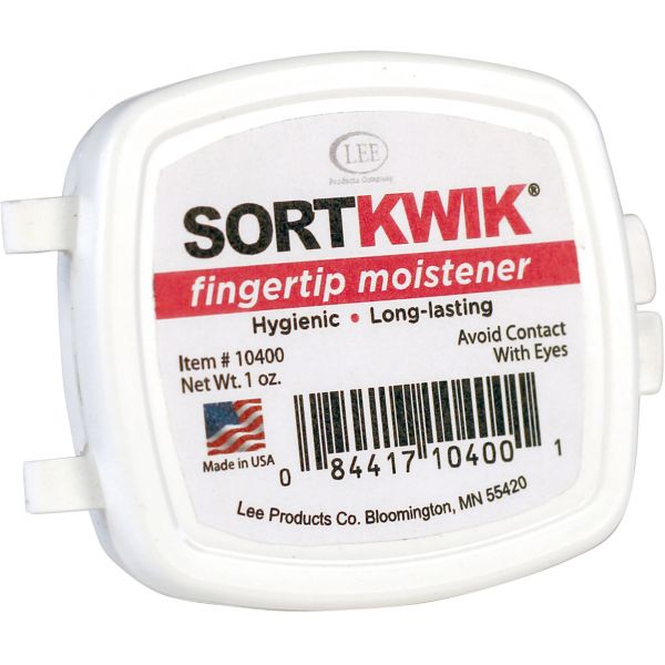 LEE10400 LEE Sortkwik Fingertip Moisteners, 1 oz, Pink