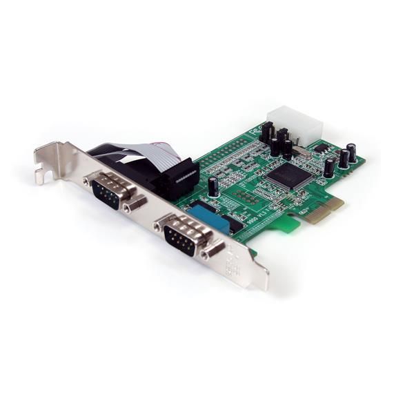 SYNX2767437 StarTech.com 2 Port PCIe Serial Adapter Card with 16550