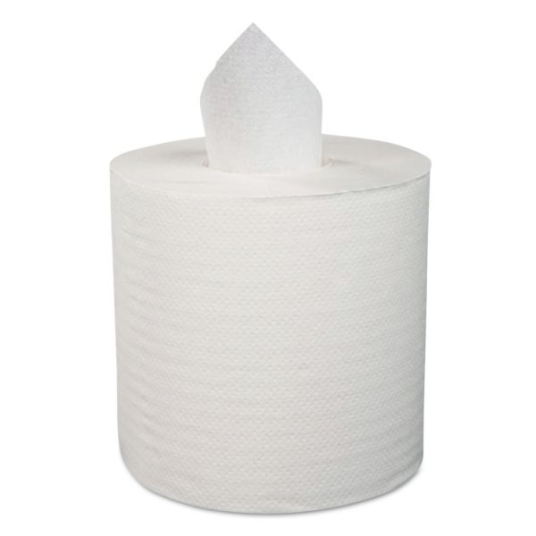 BWK410322 Boardwalk Center-Pull Roll Towels, 2-Ply, 10"W, 600/Roll, 6/Carton
