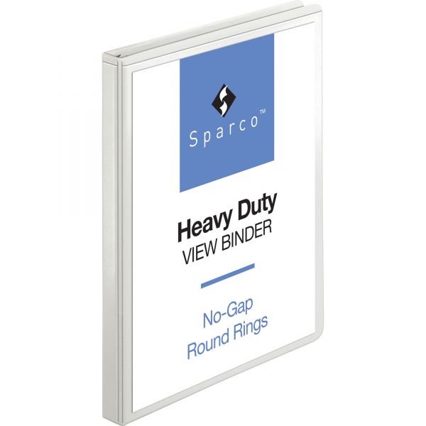 SPR19551 Sparco Premium 1/2" 3-Ring View Binder