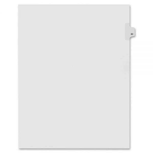 KLF91080 Kleer-Fax 90000 Series Side-Tab Legal Index Dividers