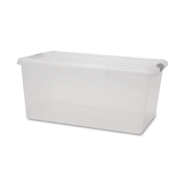 IRS100101 Iris Clear Storage Boxes with Lids