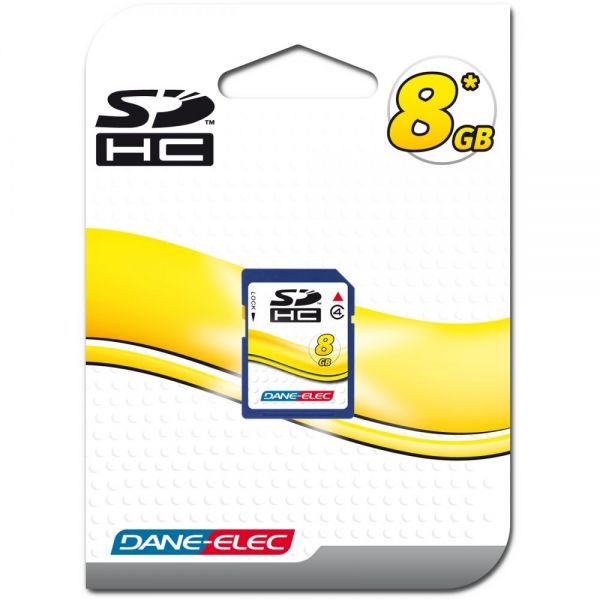 IGRMT44672 Dane-Elec 8GB Secure Digital High Capacity (SDHC) Card