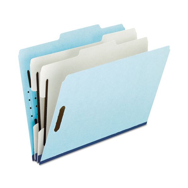 PFX930025RCP2 Pendaflex Four- and Six-Section Classification Folders, Legal, 2/5 Tab, Blue, 10/Box