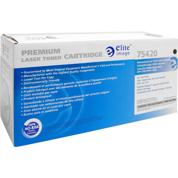 ELI75420 Elite Image Remanufactured HP 05A (CE505A) MICR Toner Cartridge