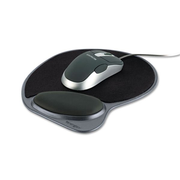 KMW62816 Kensington Memory Foam Mouse Pad Wrist Pillow, Black
