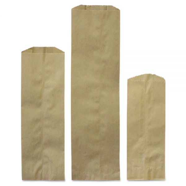 BAGLQPINT General Pint Paper Liquor Bag, 35lb Kraft, Standard 3 3/4 x 2 1/4 x 11 1/2, 4000 bags