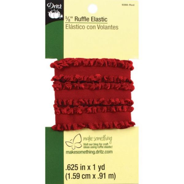NOTM100605 Ruffle Elastic 5/8"X1yd
