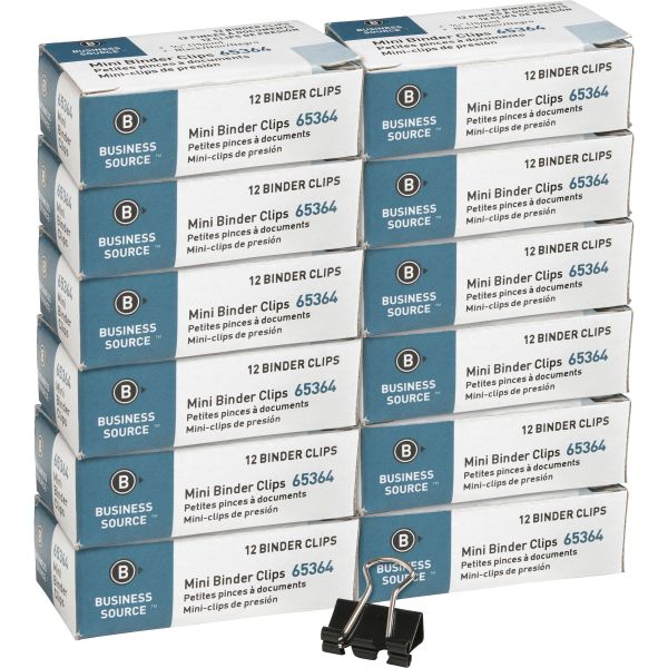BSN65364BX Business Source Mini Binder Clips