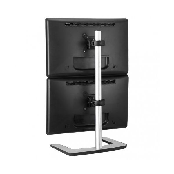 SYNX2881496 US Government compliant freestanding LED/LCD monitor stand for dual monitors | Vertical