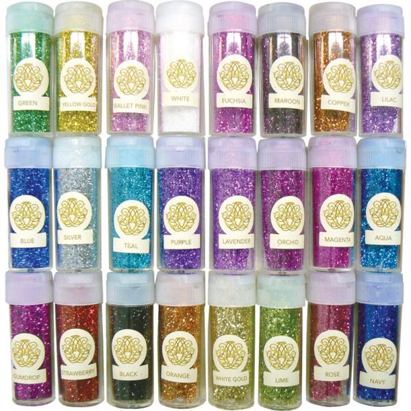 NOTM448110 Couture Creations Fine Glitter Collection 24/Pkg